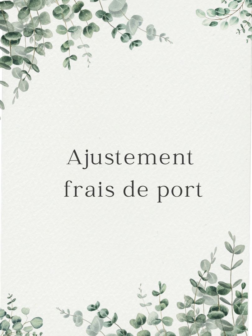 Ajustement frais de port