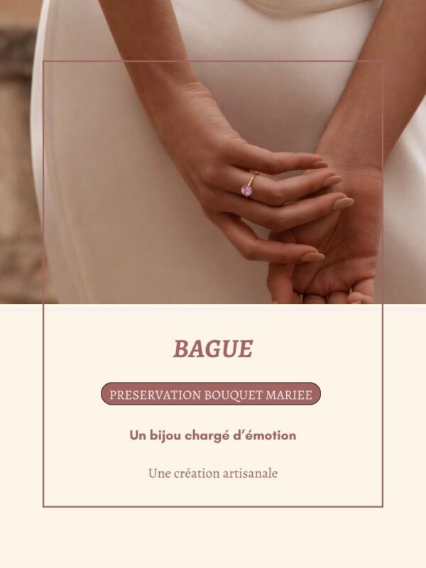 Bague Herbier bouquet de mariée