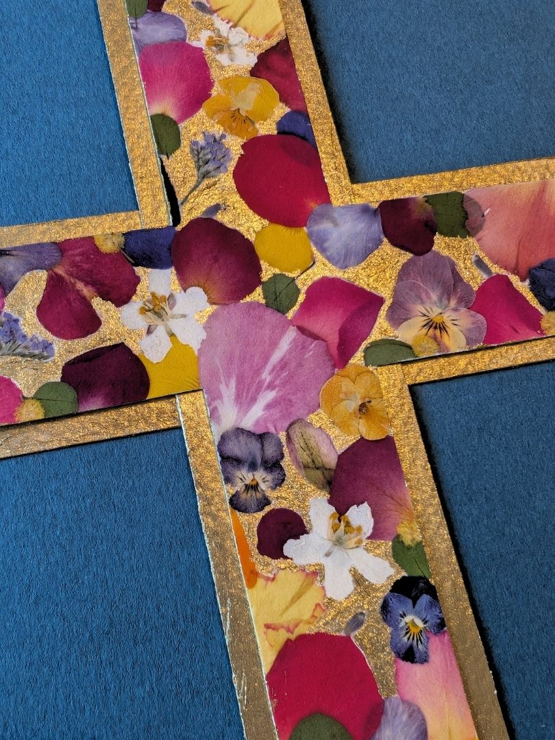 croix catholique herbier dorure naturalissima (2)